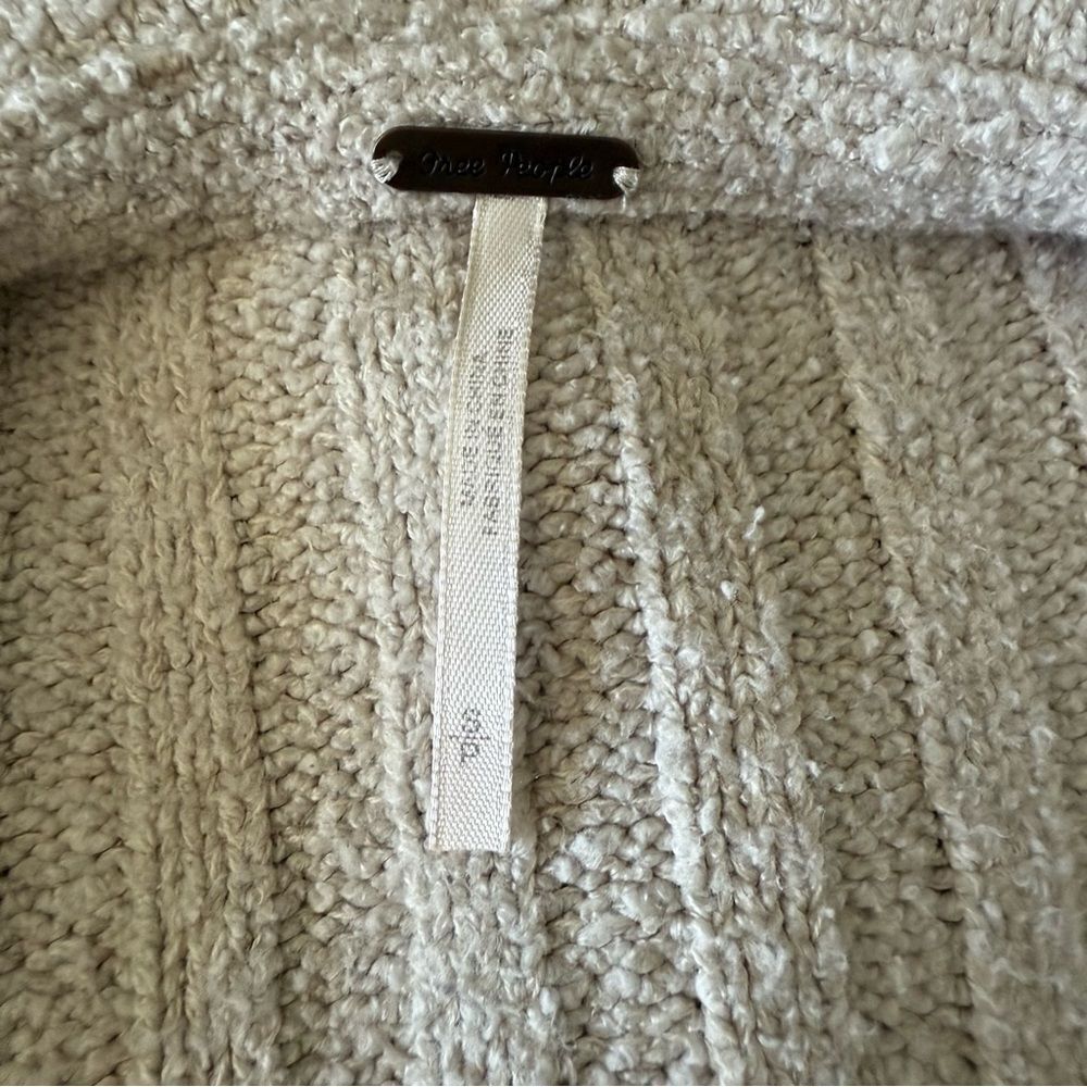Free People Snow Angel Cardigan Duster in Ivory White Size S - Picture 7 of 7